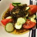 ベティ３'s cooksnap of when they made もずくのさっぱりサラダ.