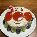 ぴぺりかむ's cooksnap of when they made 誕生日☆子供向けアンパンマンケーキ.