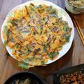 ★ユンのキッチン★'s cooksnap of when they made おつまみに☆キムチーズチヂミ.