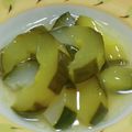 kinkikiss's cooksnap of when they made 育ちすぎ　きゅうりの煮物.
