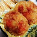 スイカ♪'s cooksnap of when they made キャベツたっぷり！メンチカツ.
