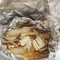 gohanちゃん's cooksnap of when they made 鮭のホイル焼き.