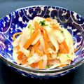 お料理ニャロメ's cooksnap of when they made 簡単♪ 玉ねぎ、大根のマリネ風.