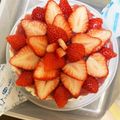 loplus's cooksnap of when they made いちごのレアチーズケーキ♪.