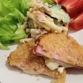 Pappyko's cooksnap of when they made 簡単！お惣菜屋さん❀チーズ入りハムカツ.