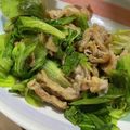shibugono3's cooksnap of when they made レタス大量消費に☆豚肉レタス炒め.