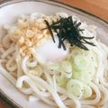 ままばなな's cooksnap of when they made 釜玉うどん風(冷).