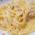 ゆーちゃん1015's cooksnap of when they made カルボナーラ（生クリームなし、全卵使用）.