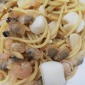 にゃおごろう's cooksnap of when they made シーフードミックスのパスタ＊コンソメ醬油.