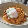 Qaya's cooksnap of when they made 冷製レッドカルボナーラ♪.