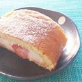 akhhhh's cooksnap of when they made ❁しっとりふわふわ苺のロールケーキ❁.
