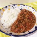 mokomokomokotan's cooksnap of when they made レンジで簡単！トマトの無水キーマカレー。.