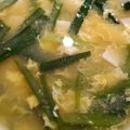 Ebi1783☆'s cooksnap of when they made 豆腐入り♫ニラの卵とじ味噌汁.