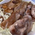 まーちゃんとみーくん's cooksnap of when they made 簡単☆豚丼　肩ロース＆キャベツ　焼肉風.