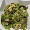 ジャスミン茶☆'s cooksnap of when they made ゴーヤとナスのエスニックじゃこ炒め！.