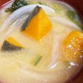 m11m11's cooksnap of when they made かぼちゃのほっこり味噌汁 ♡コツあり.