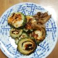 クックXSK26S☆'s cooksnap of when they made ゴーヤの肉詰め.