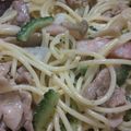ユイチローまま's cooksnap of when they made 夏はコレ！　ゴーヤパスタ.
