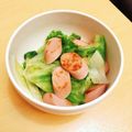 ★ぴよぴよ501★'s cooksnap of when they made レタス☆魚肉ソーセージ炒め.