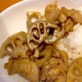 おさとうみかん's cooksnap of when they made 鶏ももと蓮根のシソ照り炒め.