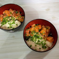 ポラリス管理栄養士's cooksnap of when they made ねばねばとｻｰﾓﾝのお茶碗丼！.