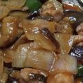 ぱんだねーさん's cooksnap of when they made 冷凍揚げなすと鶏肉で時短！！麻婆茄子風.