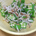 えりこ82☆'s cooksnap of when they made オクラとしらすの和え物.