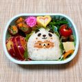 悠愛らぶ☆'s cooksnap of when they made リラックマパンダの被り物♪キャラ弁当.