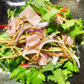 さめぽよ's cooksnap of when they made 揚げごぼうと生ハムのサラダ.