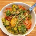 ＊メグリンヌ＊'s cooksnap of when they made 納豆アボカドキムたま丼.