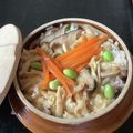 うさぎの姫ちゃん's cooksnap of when they made 峠の釜飯の空き容器で ♡簡単炊き込みご飯.