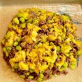 MagniFood's cooksnap of when they made 枝豆とひき肉の卵炒め　（枝豆の蒸し茹で）.