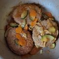 紅茶とチーズケーキ's cooksnap of when they made 簡単煮込みハンバーグ.