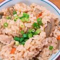 ミセスなちょーん's cooksnap of when they made 中華風♡豚ごぼうときのこの炊き込みご飯.