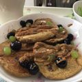 nyankoにゃん's cooksnap of when they made オートミールのヘルシーパンケーキ♡.