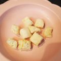 といず's cooksnap of when they made 離乳食に！レンジでバナナきな粉蒸しパン.