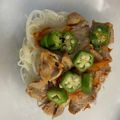 クニタサン's cooksnap of when they made 簡単ご飯！旨辛豚しゃぶキムチそうめん.