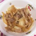クックMPSQ4U☆'s cooksnap of when they made 麺つゆで新玉ねぎの牛丼・生姜風味.
