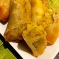 ONE★MAYU★'s cooksnap of when they made 簡単♡キャベツと豚のカレー春巻き♪.