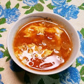 クックCKF4YZ☆'s cooksnap of when they made 超簡単トマトと卵のスープ.