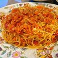 よーちゃん！'s cooksnap of when they made 大豆ミートでミートソースパスタ.