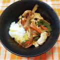 ﾁｲﾁｬﾝﾏﾏ's cooksnap of when they made 鶏肉のスタ丼（ピリ辛ニンニク醤油味）.