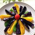 chisa−ri's cooksnap of when they made なすとパプリカの揚げびたし♪艶やかキレイ.