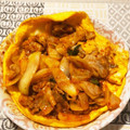 ロタキチ男の料理's cooksnap of when they made 見た目重視！卵とガチと豚キムチ.