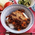 たぁープ〜's cooksnap of when they made 生姜たっぷり肉みそ丼.