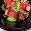 ＊ono＊'s cooksnap of when they made 胡瓜とタコの酢の物。三杯酢。.