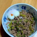 ピョンちゃん★'s cooksnap of when they made 合挽き肉とピーマンだけ☆簡単★スタミナ丼.