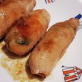 （・×・）♪'s cooksnap of when they made マッシュポテトと大葉の肉巻き照り焼き♪.