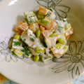 バウンド's cooksnap of when they made オクラ・枝豆・さつま揚げのマヨからし和え.