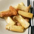 ベティ３'s cooksnap of when they made エリンギとウインナーのマヨポン炒め.